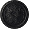Ekena Millwork Emeryville Ceiling Medallion, Hand-Painted Steel Gray, 16 7/8"OD x 5/8"P CM16ERSGS - alternate 1